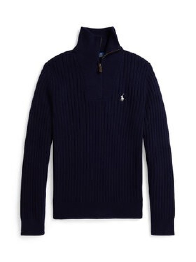 Polo Ralph Lauren Sweter 710974167001 Granatowy Regular Fit