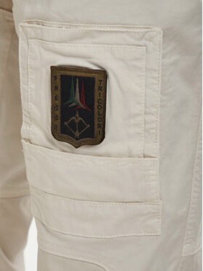 Aeronautica Militare Spodnie cargo Iconic Anti-G 261PA1387UCT01493 Beżowy Regular Fit