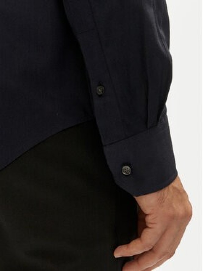 Michael Kors Koszula MK0DS01294 Granatowy Slim Fit