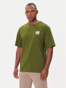 The North Face T-Shirt Connect NF0A8EGW Zielony Relaxed Fit
