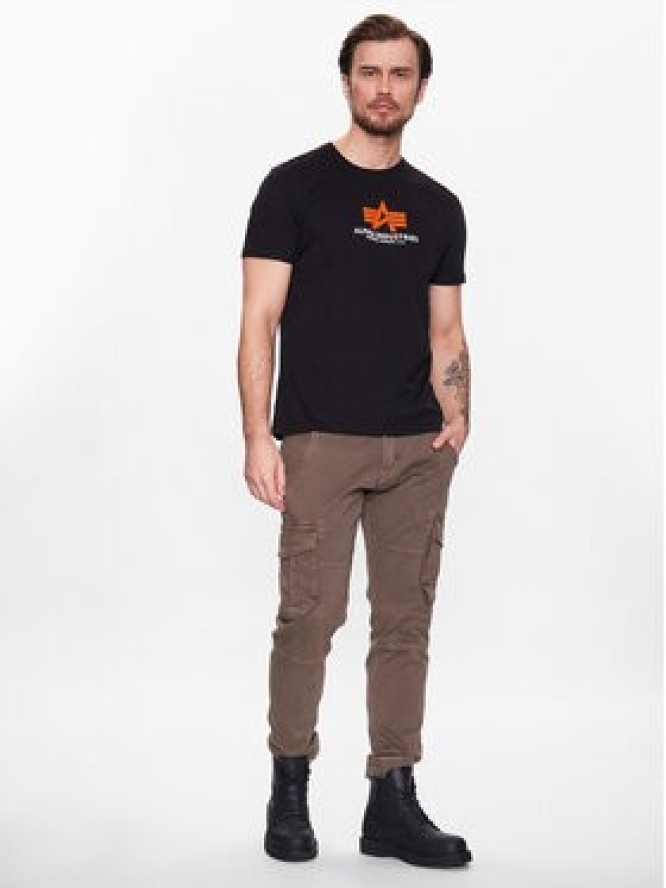 Alpha Industries T-Shirt Basic 100501RB Czarny Regular Fit