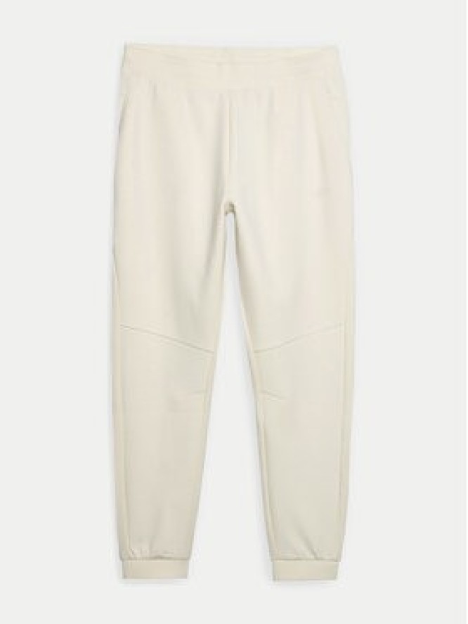 4F Spodnie dresowe 4FWSS24TTROM648 Beżowy Regular Fit