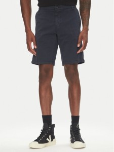Mustang Szorty materiałowe Amsterdam 1016450 Granatowy Slim Fit