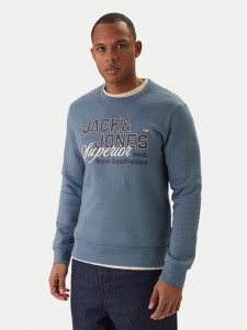 Jack & Jones Bluza Elogo 12288925 Niebieski Regular Fit