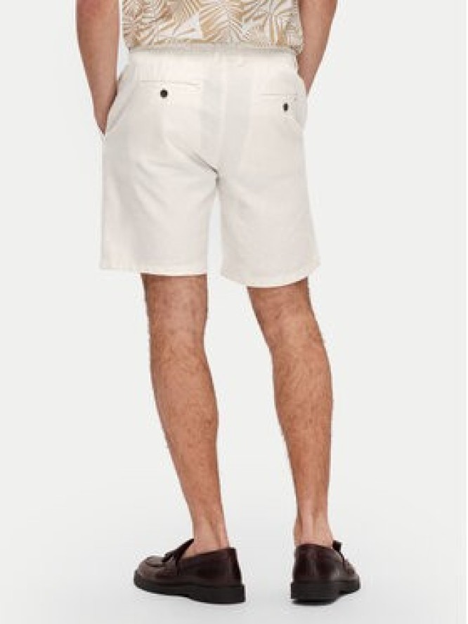 Selected Homme Szorty materiałowe Brody 16087638 Écru Regular Fit
