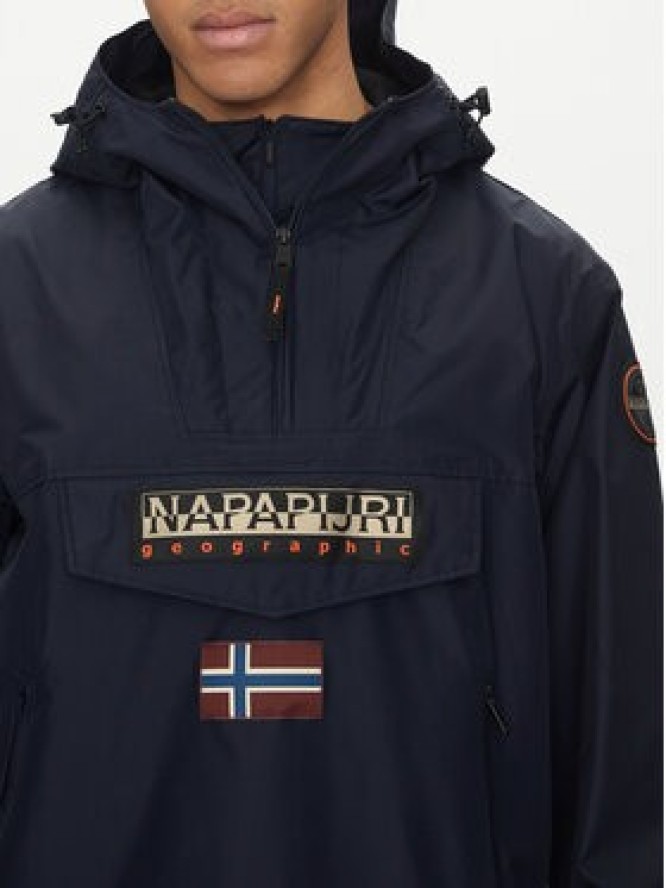 Napapijri Kurtka anorak Rainforest Next Sum NP0A4ILW Niebieski Loose Fit