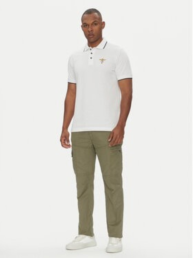 Aeronautica Militare Spodnie materiałowe 251PA1662CT3526 Khaki Regular Fit