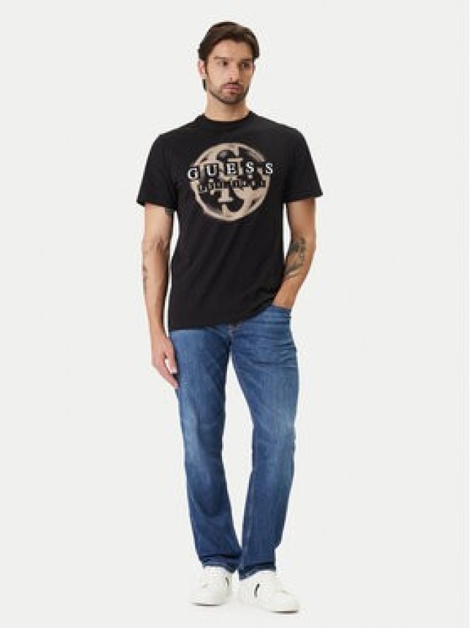 Guess Jeansy M6GAN2 D0755 Niebieski Slim Fit