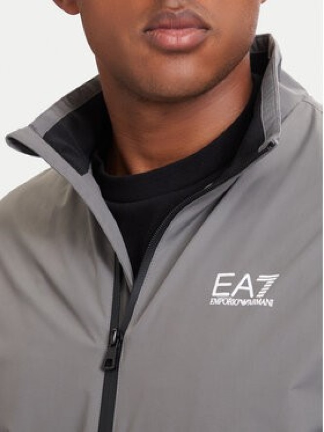 EA7 Emporio Armani Kurtka bomber 8NPB20 PNFZZ U8085 Szary Regular Fit