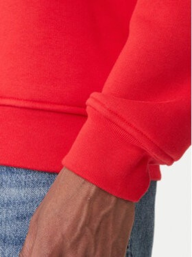 adidas Bluza Trefoil Essentials KC8983 Czerwony Regular Fit