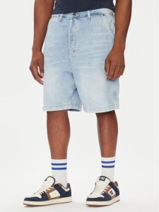 DC Shoes Szorty jeansowe Carpenter ADYDS03022 Błękitny Baggy Fit