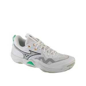 Buty do siatkówki Mizuno Wave Momentum Elite Białe i Zielone