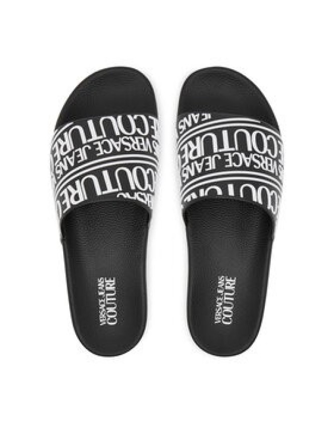 Versace Jeans Couture Klapki 79YA3SQ1 71352 899 Czarny