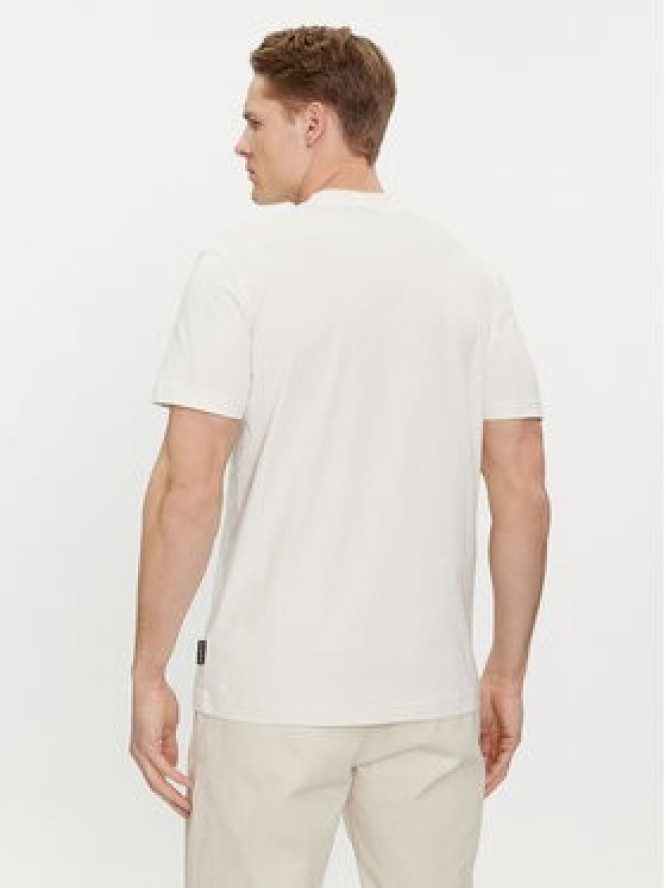 Napapijri T-Shirt Iaato NP0A4HFZ Écru Regular Fit