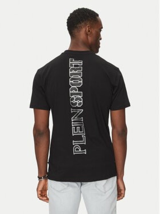 Plein Sport T-Shirt SAEC MTK8019 STE001N Czarny Regular Fit