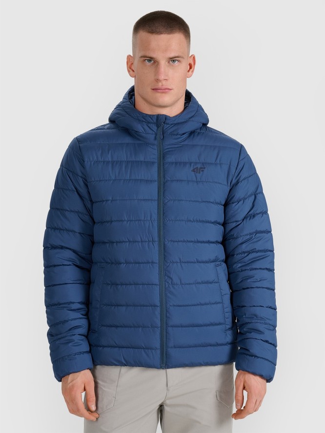 4F Kurtka puchowa z wypełnieniem syntetycznym męska - granatowa S