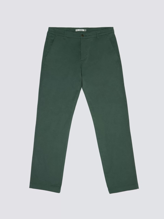 Spodnie męskie chinosy zielone Trevor 304