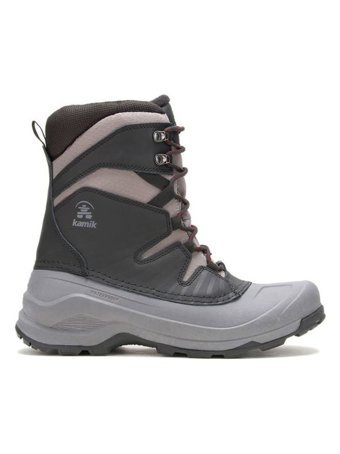 Kamik Kozaki zimowe "Iceland" w kolorze czarno-szarym rozmiar: 42