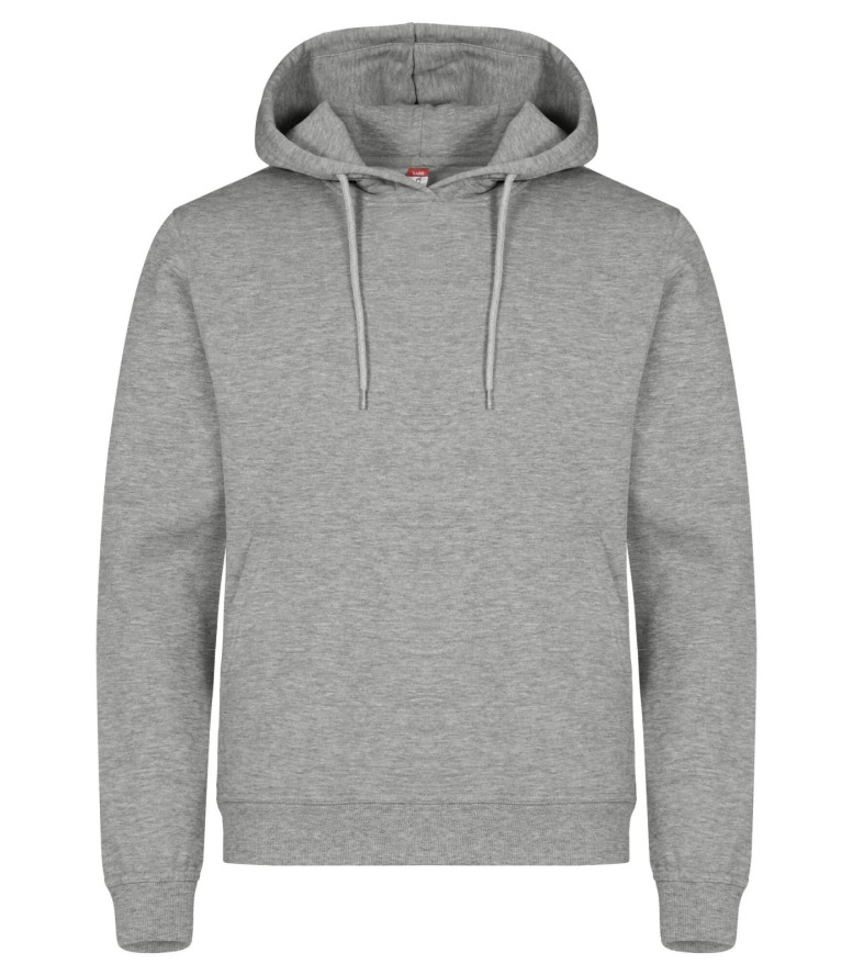 clique Bluza z kapturem Miami z bawełny i poliestru z recyklingu – Grey Mélange