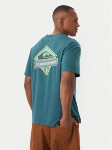 Quiksilver T-Shirt Crystal Jet EQYZT08023 Niebieski Regular Fit