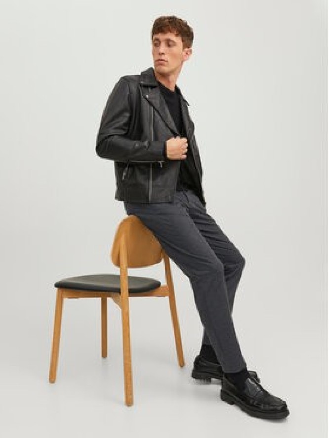 Jack & Jones Chinosy Marco 12237523 Szary Slim Fit