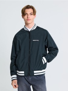 Kurtka bomberka NASA - niebieski