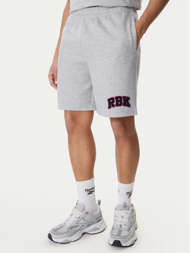 Reebok Szorty sportowe Braddish RK25559CCM Szary Relaxed Fit