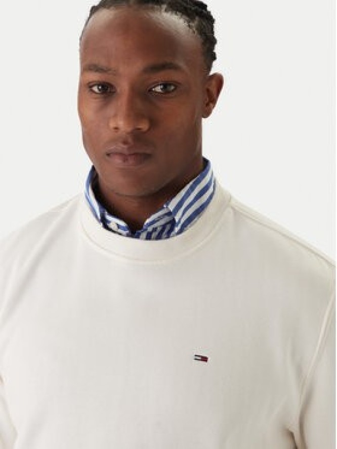 Tommy Jeans Bluza DM0DM20741 Écru Regular Fit