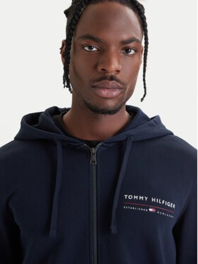 Tommy Hilfiger Bluza Brand Love MW0MW42462 Granatowy Regular Fit