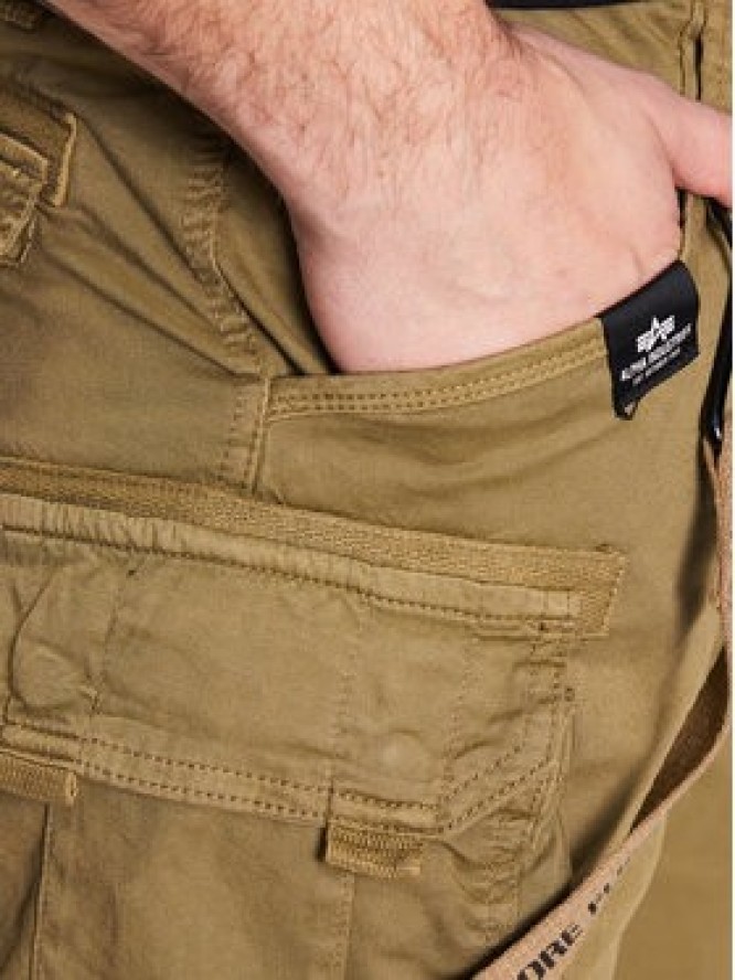 Alpha Industries Szorty materiałowe Utility 116213 Beżowy Slim Fit