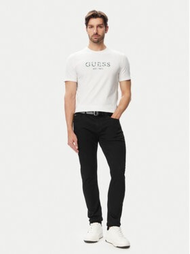 Guess Jeans Jeansy M5YA0F D6311 Granatowy Skinny Fit