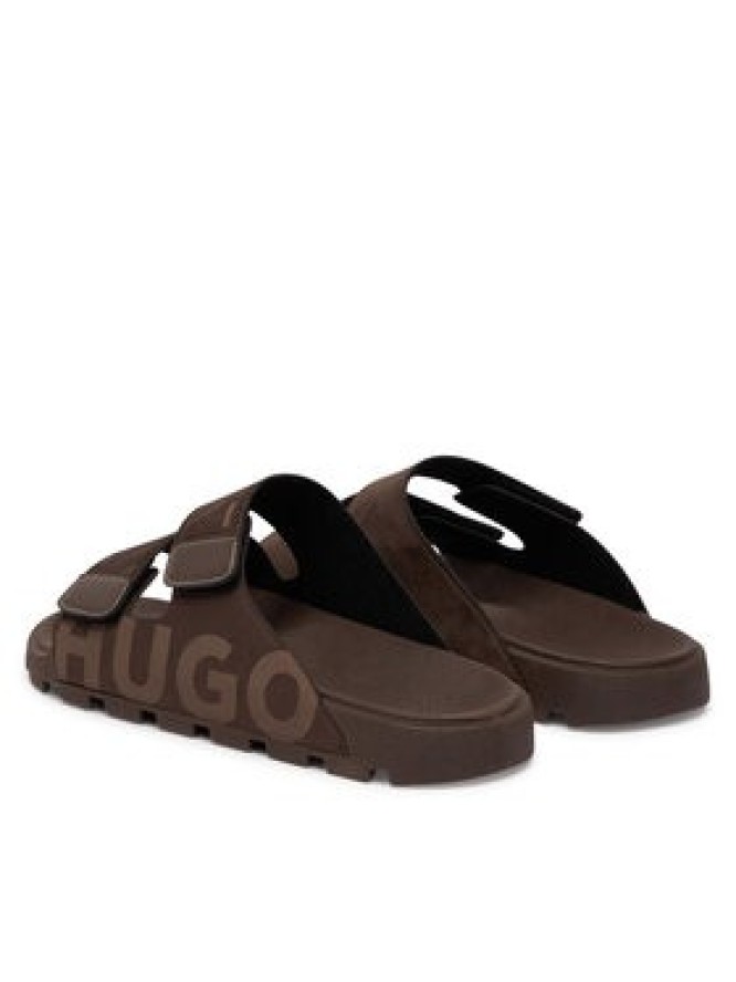 HUGO Klapki Evander 50563303 Brązowy