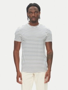 Mustang T-Shirt Allen 1016496 Granatowy Regular Fit