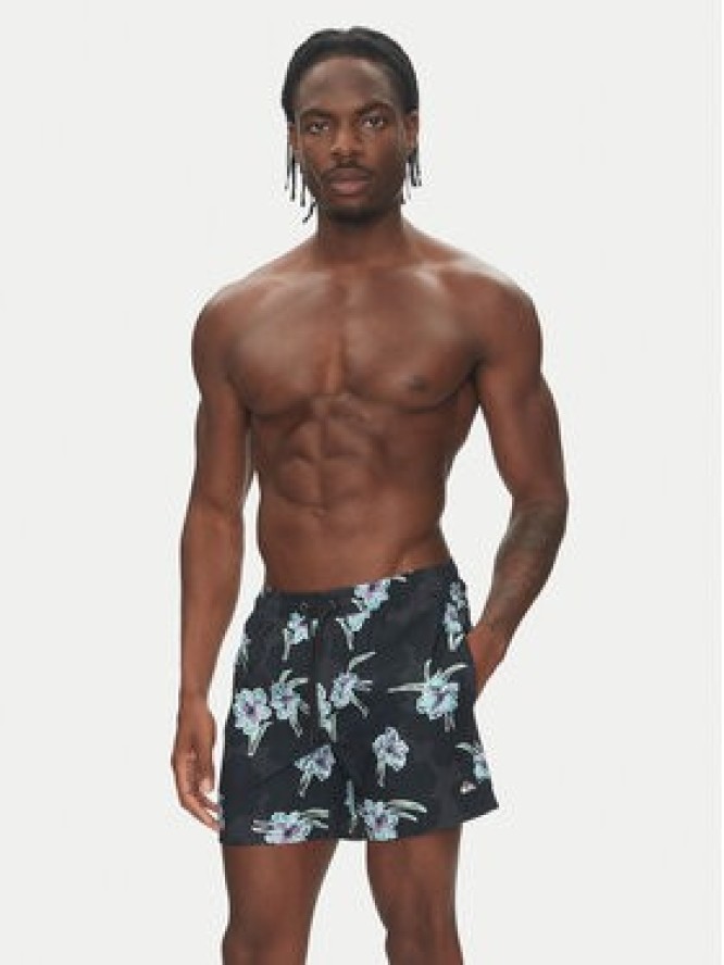 Quiksilver Szorty kąpielowe Everyday Straight Volley 15 EQYJV04121 Czarny Regular Fit