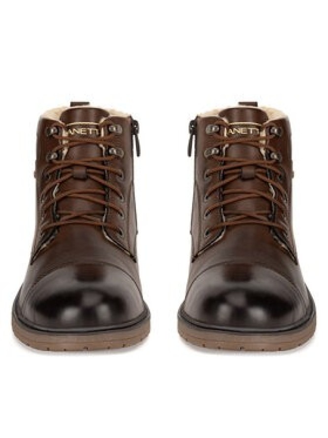 Lanetti Trzewiki MBS-6997-10 Brązowy