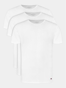 Tommy Hilfiger Komplet 3 t-shirtów UM0UM03138 Biały Regular Fit