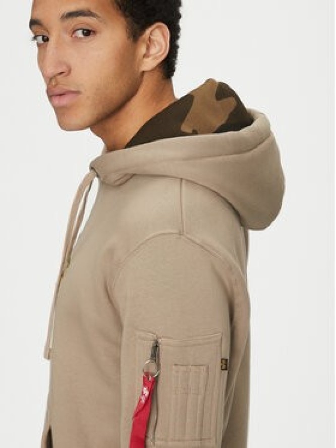 Alpha Industries Bluza Camo Tpu 146337 Beżowy Regular Fit
