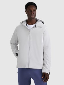 4F Kurtka softshell wiatroodporna membrana 5000 męska - szary S