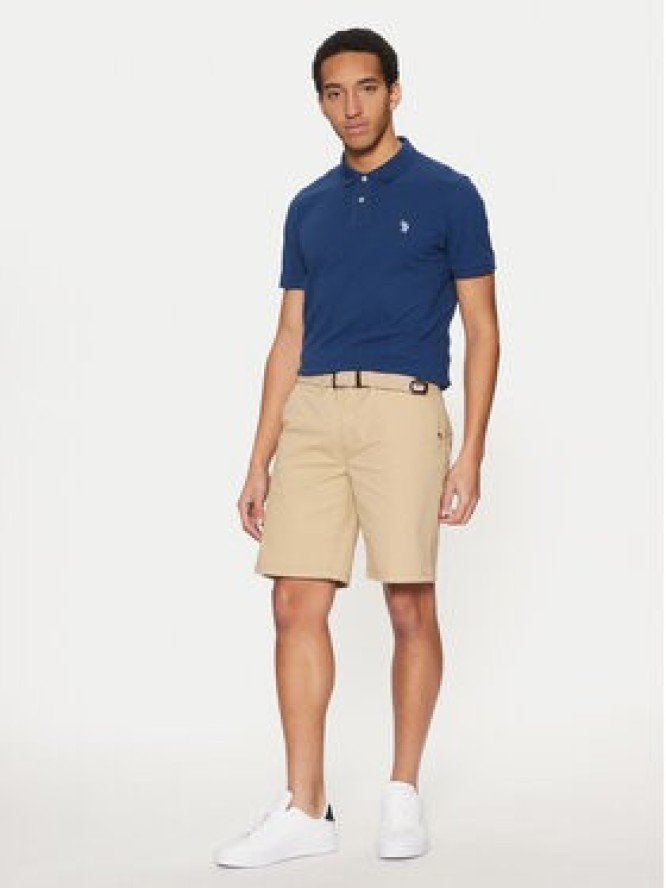 U.S. Polo Assn. Szorty materiałowe MUP3338 Beżowy Regular Fit