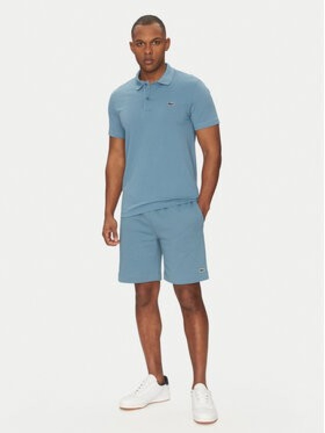 Lacoste Szorty sportowe GH9627 Niebieski Regular Fit