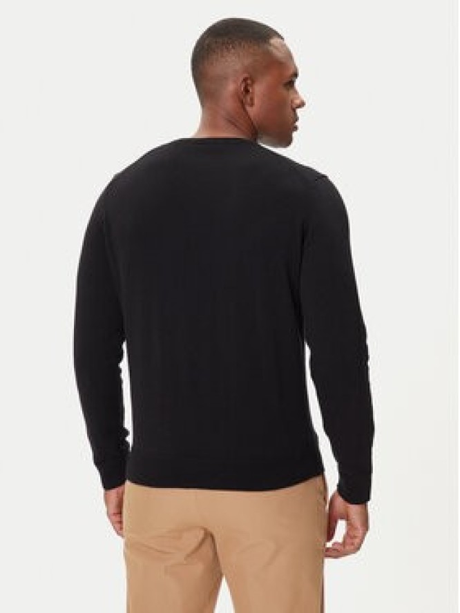 Aeronautica Militare Sweter 252MA1611UL00506 Czarny Regular Fit