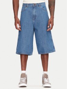 Wrangler Szorty jeansowe Jort 112362509 Niebieski Oversize