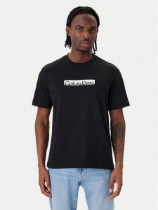 Calvin Klein T-Shirt LV04LF812G Czarny Slim Fit
