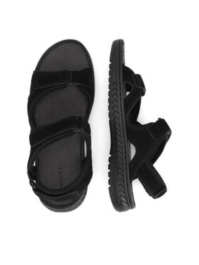 Lanetti Sandały TEREK-02 MBS Czarny