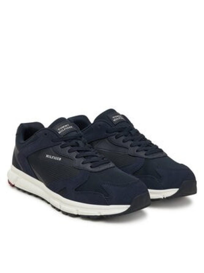Tommy Hilfiger Sneakersy Outdoor Runner Mix FM0FM05574 Granatowy