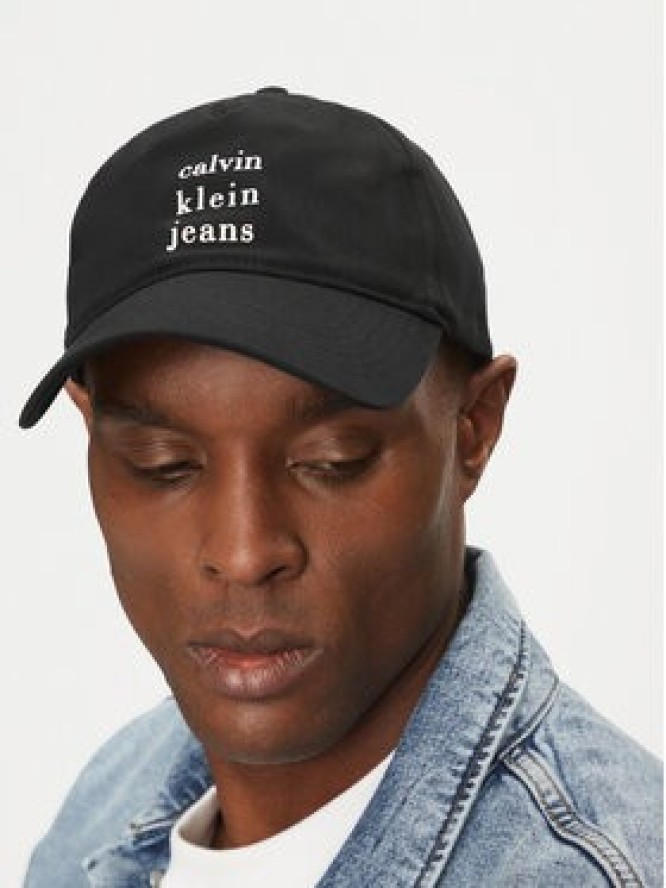 Calvin Klein Jeans Czapka z daszkiem Seasonal Printed LV04G5036G Czarny