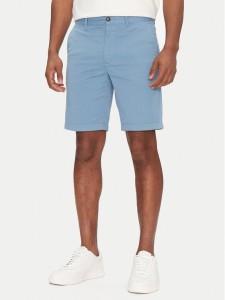 BOSS Szorty materiałowe Chino-Slim-Shorts 50536723 Niebieski Regular Fit