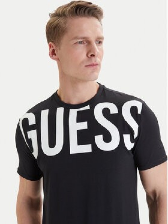 Guess T-Shirt F6GI01 J1314 Czarny Slim Fit