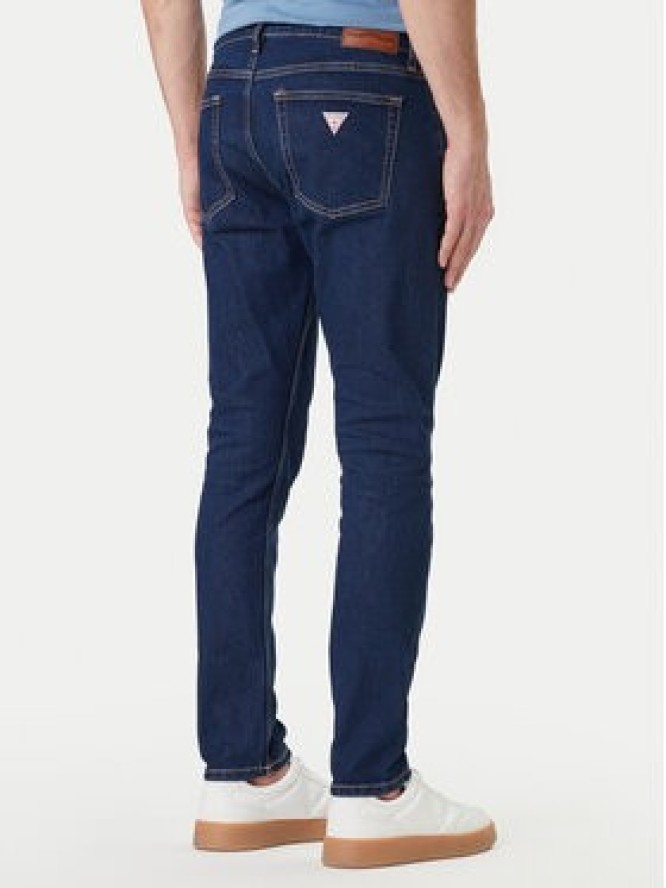 Guess Jeans Jeansy M6RA0F D6326 Granatowy Regular Fit
