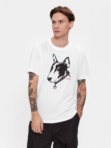 Hugo T-Shirt Dammock 50504916 Biały Regular Fit